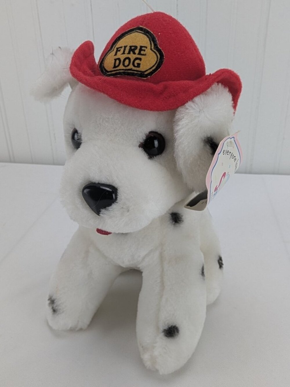 Soft Things Fire Dog Plush 9" Stuffed Animal Firefighter First Responder Mascot